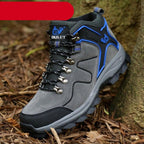 Fashion Outdoor Men's Sports Hiking Boots Wear-Resistant Hiking Men's Fashion Non-slip Waterproof Walking Boots Lightweight Comfortable Sport Ankle Shoes Outdoor Winter Mens Shoes Stevvex