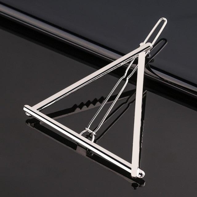 Fashion Pearl Hair Clip Women Girls Elegant Design Triangular Star Round Hairpin Barrette Hair Pins Ponytail Gorgeous Hair Accessories For Women Stevvex