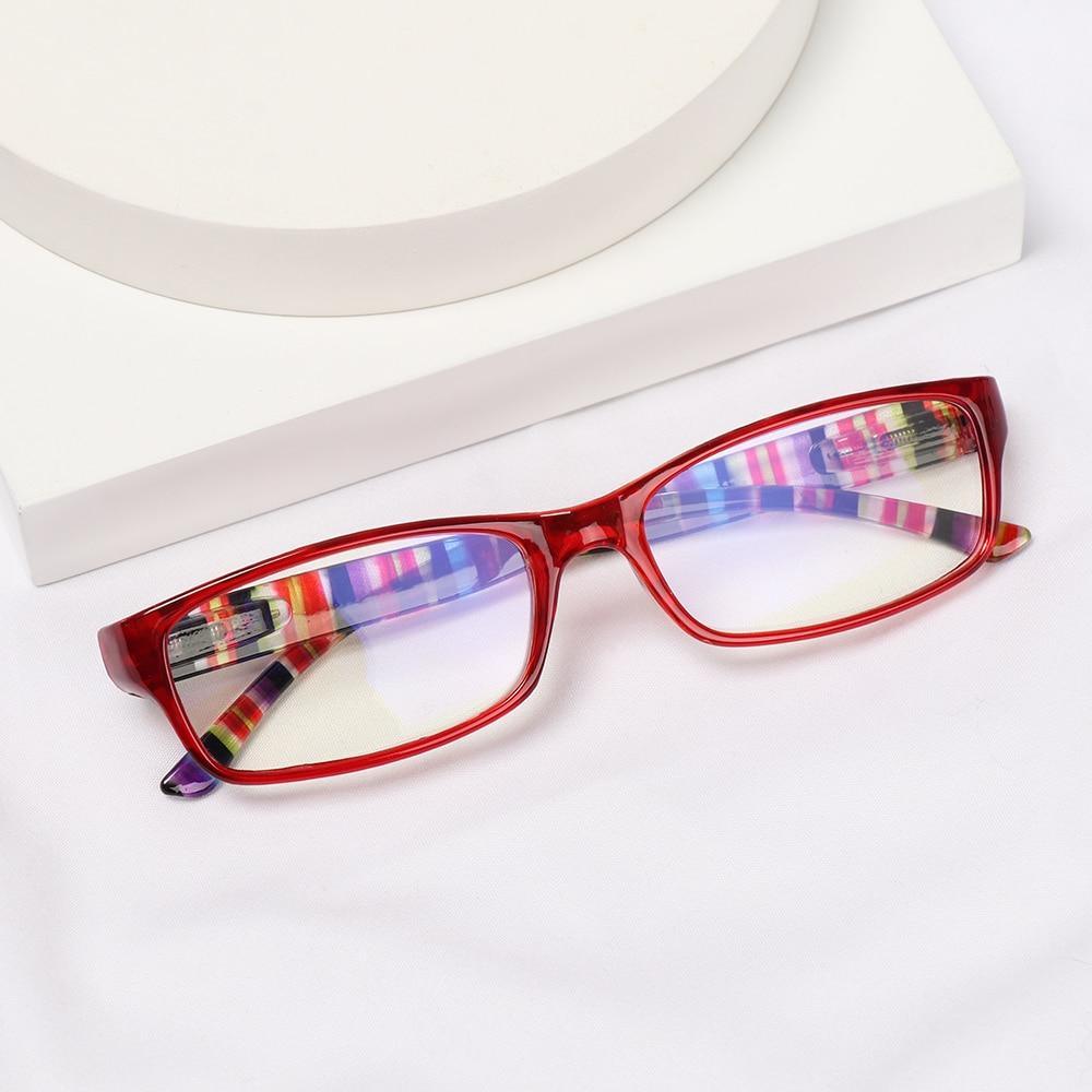 Fashion Print Reading Glasses Women Men Anti Blue Light Glasses Computer Goggles Eye Protection For Men And Women  Portable High-definition  Lens Retro Magnifier Eyewear Diopter +1.0~+4.0 Stevvex