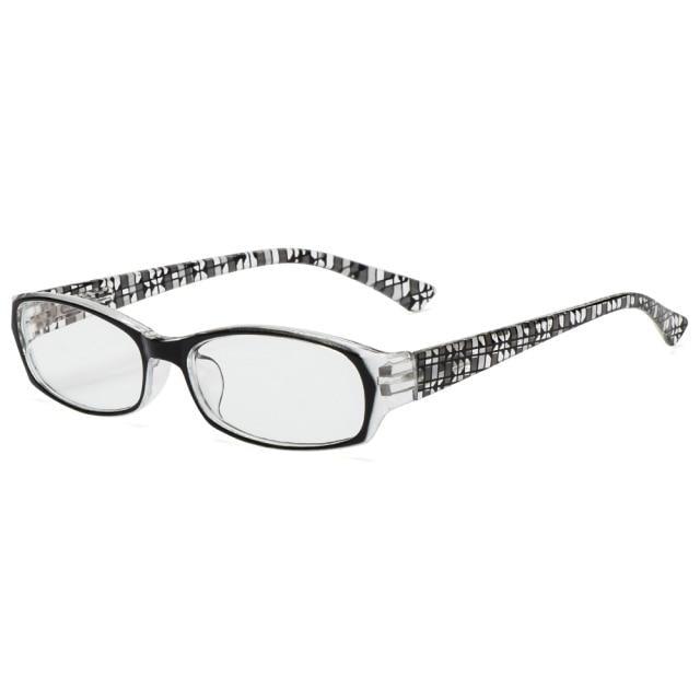 Fashion Print Reading Glasses Women Men Anti Blue Light Glasses Computer Goggles Eye Protection For Men And Women  Portable High-definition  Lens Retro Magnifier Eyewear Diopter +1.0~+4.0 Stevvex