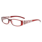 Fashion Print Reading Glasses Women Men Anti Blue Light Glasses Computer Goggles Eye Protection For Men And Women  Portable High-definition  Lens Retro Magnifier Eyewear Diopter +1.0~+4.0 Stevvex
