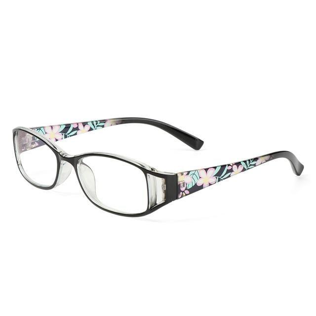 Fashion Print Reading Glasses Women Men Anti Blue Light Glasses Computer Goggles Eye Protection For Men And Women  Portable High-definition  Lens Retro Magnifier Eyewear Diopter +1.0~+4.0 Stevvex