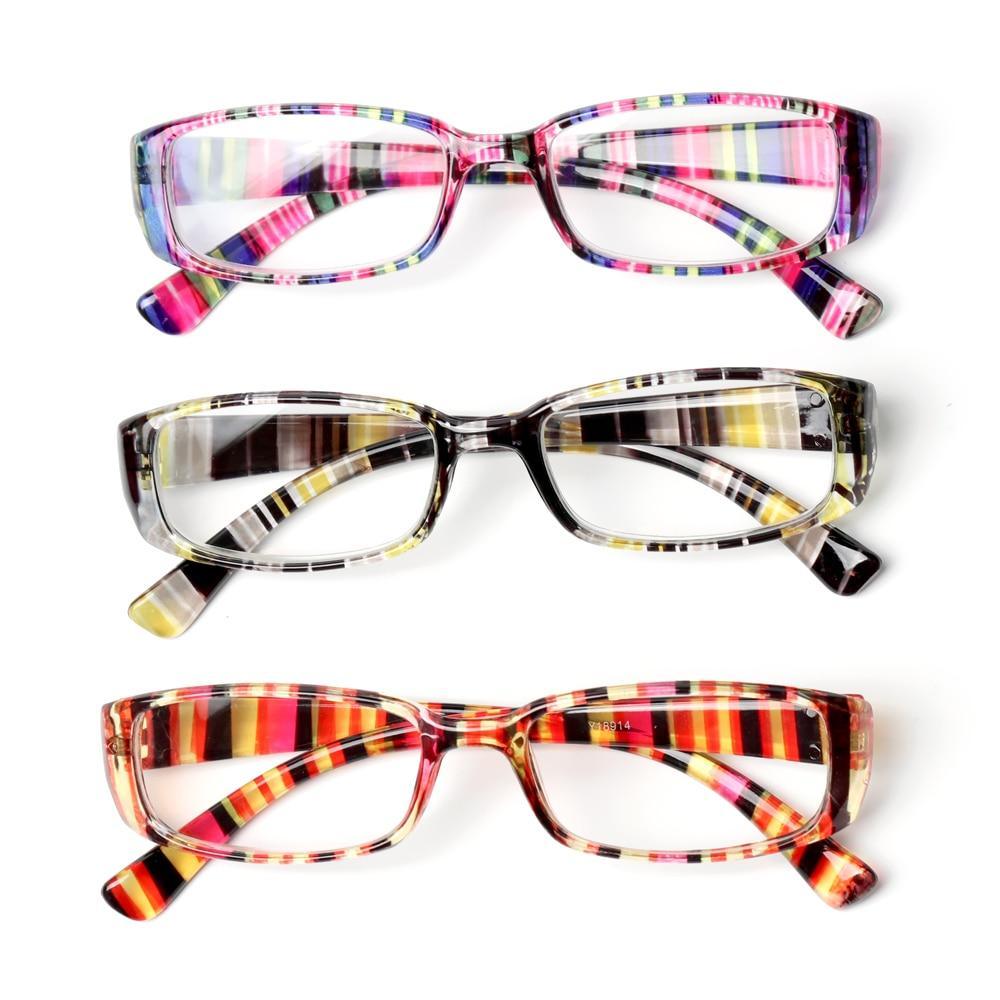 Fashion Print Reading Glasses Women Men Anti Blue Light Glasses Computer Goggles Eye Protection For Men And Women  Portable High-definition  Lens Retro Magnifier Eyewear Diopter +1.0~+4.0 Stevvex