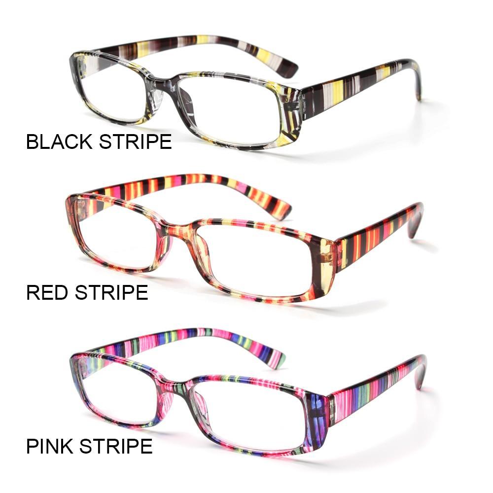 Fashion Print Reading Glasses Women Men Anti Blue Light Glasses Computer Goggles Eye Protection For Men And Women  Portable High-definition  Lens Retro Magnifier Eyewear Diopter +1.0~+4.0 Stevvex