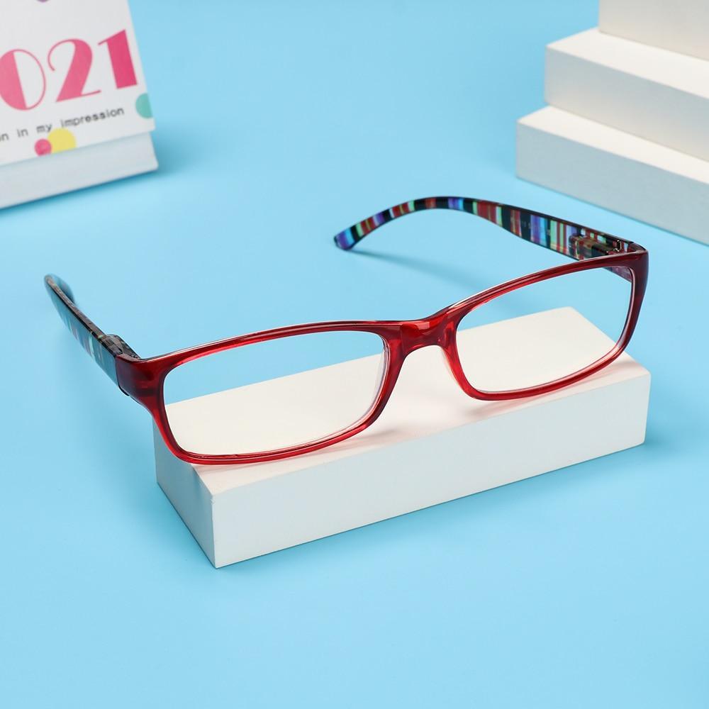 Fashion Print Reading Glasses Women Men Anti Blue Light Glasses Computer Goggles Eye Protection For Men And Women  Portable High-definition  Lens Retro Magnifier Eyewear Diopter +1.0~+4.0 Stevvex