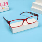 Fashion Print Reading Glasses Women Men Anti Blue Light Glasses Computer Goggles Eye Protection For Men And Women  Portable High-definition  Lens Retro Magnifier Eyewear Diopter +1.0~+4.0 Stevvex