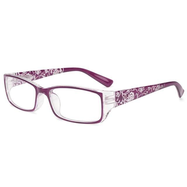 Fashion Print Reading Glasses Women Men Anti Blue Light Glasses Computer Goggles Eye Protection For Men And Women  Portable High-definition  Lens Retro Magnifier Eyewear Diopter +1.0~+4.0 Stevvex