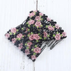 Fashion Professional Hair Comb Ladies Magic Beads Elasticity Double Bead String Clamp Stretchy Gorgeous Hair Accessories For Women for Valentine's Day