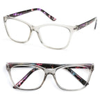Fashion Reading Eyeglasses Men Women High Definition Transparent Optical Eyewear Anti Blue Eye Protection Eyeglasses Transparent Optical Eyewear With Diopter +1.0~+ 4.0 Stevvex