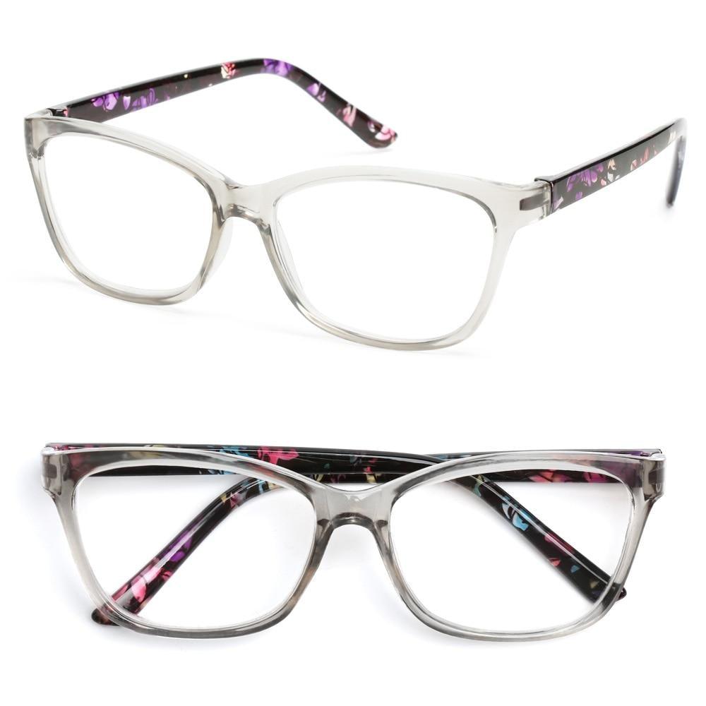 Fashion Reading Eyeglasses Men Women High Definition Transparent Optical Eyewear Anti Blue Eye Protection Eyeglasses Transparent Optical Eyewear With Diopter +1.0~+ 4.0 Stevvex