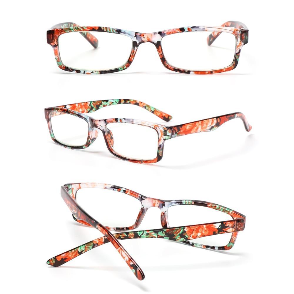 Fashion Reading Eyeglasses Men Women High Definition Transparent Optical Eyewear Anti Blue Eye Protection Eyeglasses Transparent Optical Eyewear With Diopter +1.0~+ 4.0 Stevvex