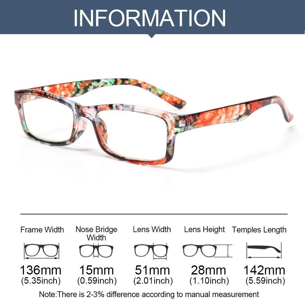 Fashion Reading Eyeglasses Men Women High Definition Transparent Optical Eyewear Anti Blue Eye Protection Eyeglasses Transparent Optical Eyewear With Diopter +1.0~+ 4.0 Stevvex