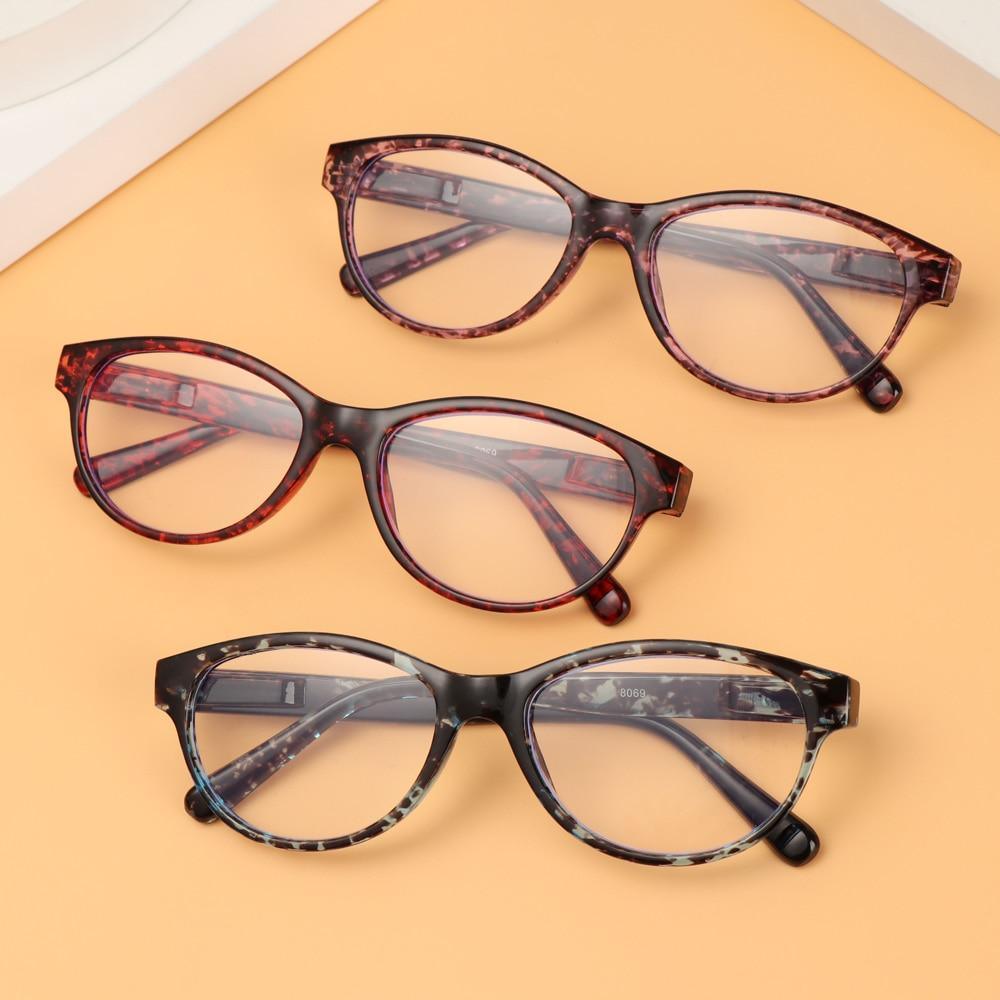 Fashion Reading Eyeglasses Men Women High Definition Transparent Optical Eyewear Anti Blue Eye Protection Eyeglasses Transparent Optical Eyewear With Diopter +1.0~+ 4.0 Stevvex