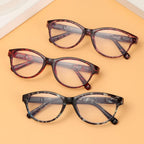 Fashion Reading Eyeglasses Men Women High Definition Transparent Optical Eyewear Anti Blue Eye Protection Eyeglasses Transparent Optical Eyewear With Diopter +1.0~+ 4.0 Stevvex
