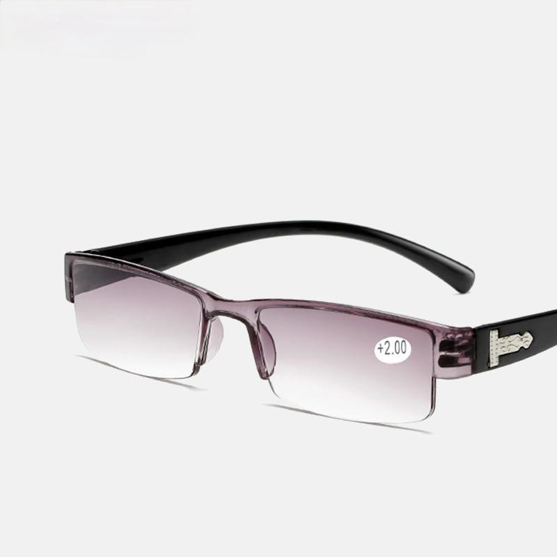 Fashion Reading Glasses Men Women Clear Lens Half Frame Presbyopic Eyewear For Reader Computer Reading Glasses For Women And Men Fashion Rectangle Eyewear Frame Stevvex