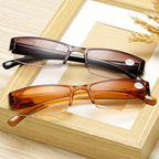 Fashion Reading Glasses Men Women Clear Lens Half Frame Presbyopic Eyewear For Reader Computer Reading Glasses For Women And Men Fashion Rectangle Eyewear Frame Stevvex