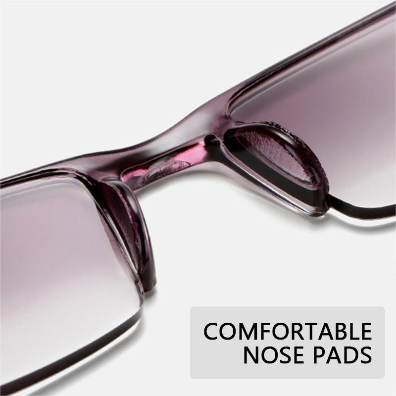Fashion Reading Glasses Men Women Clear Lens Half Frame Presbyopic Eyewear For Reader Computer Reading Glasses For Women And Men Fashion Rectangle Eyewear Frame Stevvex