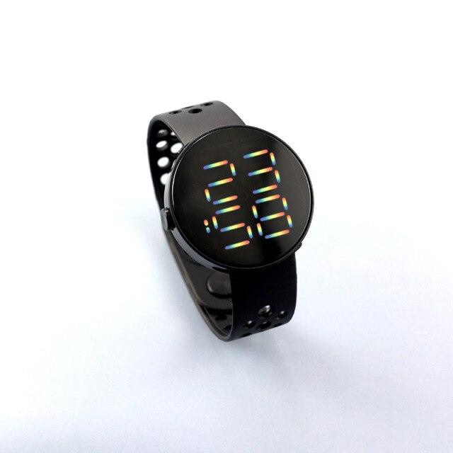 Fashion Silicone Watch Children Electronic Sport LED Touch Digital Screen Wrist Watch Boys Girls Ultra-Thin Digital Sports Watch Stainless Steel Fashion Wrist Watch For Men Women Stevvex