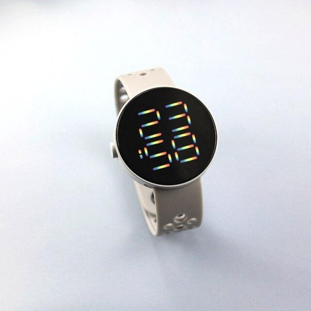 Fashion Silicone Watch Children Electronic Sport LED Touch Digital Screen Wrist Watch Boys Girls Ultra-Thin Digital Sports Watch Stainless Steel Fashion Wrist Watch For Men Women Stevvex