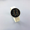 Fashion Silicone Watch Children Electronic Sport LED Touch Digital Screen Wrist Watch Boys Girls Ultra-Thin Digital Sports Watch Stainless Steel Fashion Wrist Watch For Men Women Stevvex