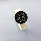 Fashion Silicone Watch Children Electronic Sport LED Touch Digital Screen Wrist Watch Boys Girls Ultra-Thin Digital Sports Watch Stainless Steel Fashion Wrist Watch For Men Women Stevvex