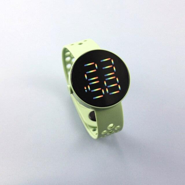 Fashion Silicone Watch Children Electronic Sport LED Touch Digital Screen Wrist Watch Boys Girls Ultra-Thin Digital Sports Watch Stainless Steel Fashion Wrist Watch For Men Women Stevvex