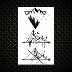 Fashion Small Sexy Black Temporary Waterproof Tattoo Cute Star Heart Tattoos Sticker Body Finger Tattoo For Kids Womens