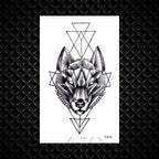 Fashion Small Sexy Black Temporary Waterproof Tattoo Cute Star Heart Tattoos Sticker Body Finger Tattoo For Kids Womens