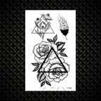 Fashion Small Sexy Black Temporary Waterproof Tattoo Cute Star Heart Tattoos Sticker Body Finger Tattoo For Kids Womens