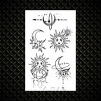 Fashion Small Sexy Black Temporary Waterproof Tattoo Cute Star Heart Tattoos Sticker Body Finger Tattoo For Kids Womens