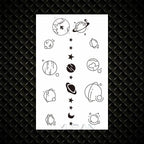 Fashion Small Sexy Black Temporary Waterproof Tattoo Cute Star Heart Tattoos Sticker Body Finger Tattoo For Kids Womens