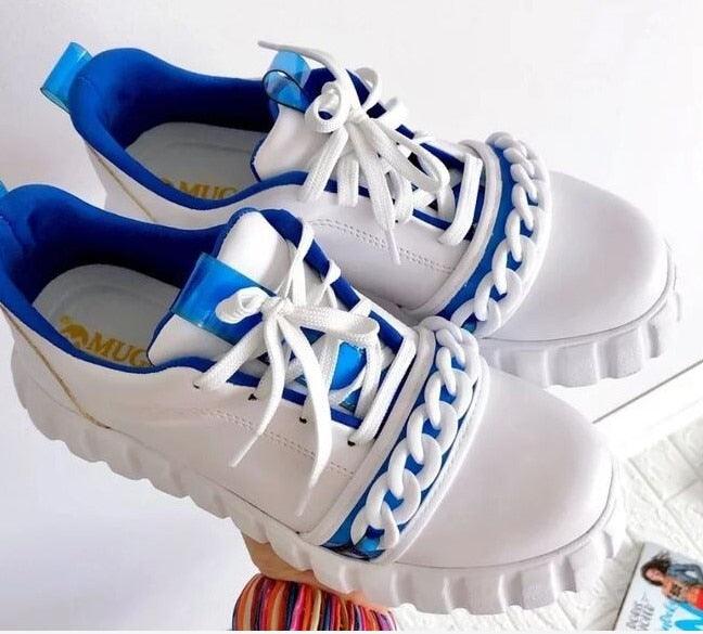 Fashion Spring New Purple Shoes Platform Sneakers Women Tenis Casual Shoes Lightweight Comfortable Vulcanize Shoes Luxury Fashion Womens Leather Sneakers Stevvex