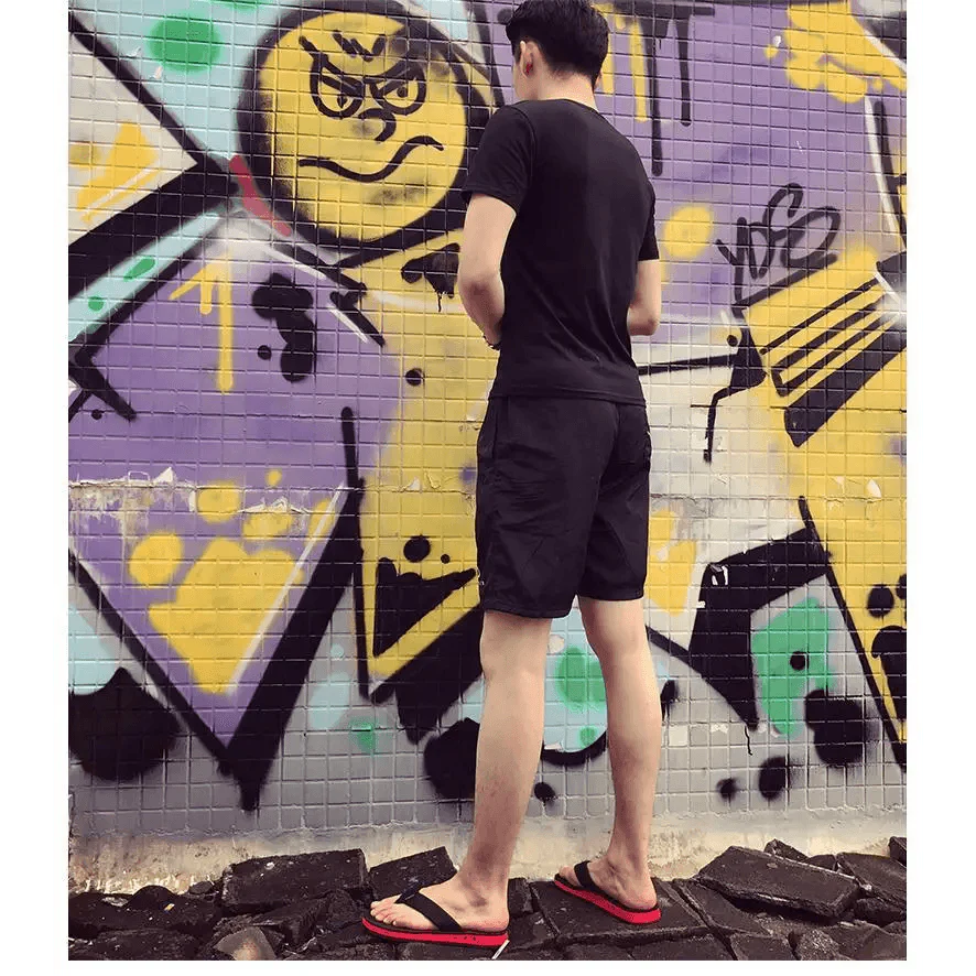 Fashion Summer Big Size Youth Slippers For Men Women Massage Non-Slip Cool Outside Flip Flops Breathable Thick-Soled Slippers Stevvex