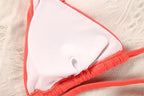 Fashion Swimwear Women Bikini Sets Women Lace Up Two Piece String Bikinis Beach Swimsuit Triangle Bathing Suit Side Tie Swimwear String Swimming Suit For Women Bathing Suit Micro Halter String Triangle Bikini Stevvex