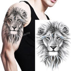 Fashion Temporary Sticker Tiger Tattoo Waterproof Removable Realistic Body Tatoo For Mens