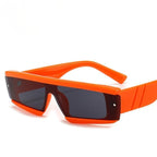 Fashion Trendy Chunky Frame 90s Rectangle Popular & Unique Square Small Sunglasses For Women & Men Rectangle Personalized Sun Glasses Design Outdoor Decent Shades Eyewear Stevvex