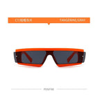 Fashion Trendy Chunky Frame 90s Rectangle Popular & Unique Square Small Sunglasses For Women & Men Rectangle Personalized Sun Glasses Design Outdoor Decent Shades Eyewear Stevvex