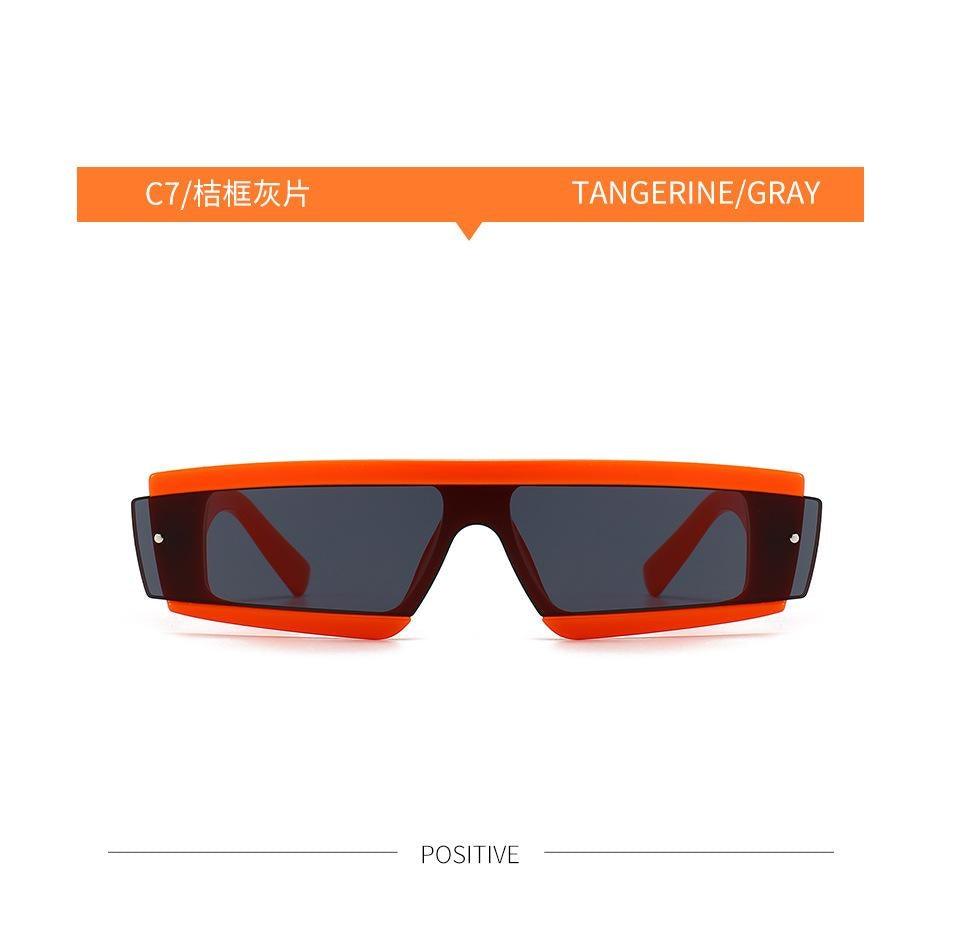 Fashion Trendy Chunky Frame 90s Rectangle Popular & Unique Square Small Sunglasses For Women & Men Rectangle Personalized Sun Glasses Design Outdoor Decent Shades Eyewear Stevvex
