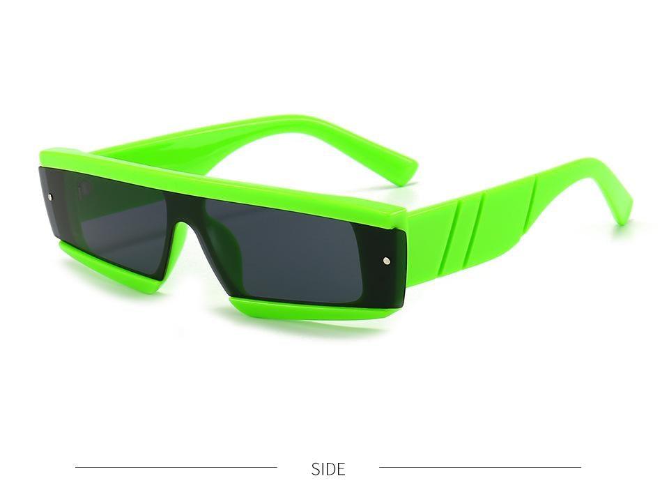 Fashion Trendy Chunky Frame 90s Rectangle Popular & Unique Square Small Sunglasses For Women & Men Rectangle Personalized Sun Glasses Design Outdoor Decent Shades Eyewear Stevvex