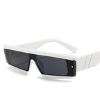 Fashion Trendy Chunky Frame 90s Rectangle Popular & Unique Square Small Sunglasses For Women & Men Rectangle Personalized Sun Glasses Design Outdoor Decent Shades Eyewear Stevvex