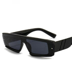Fashion Trendy Chunky Frame 90s Rectangle Popular & Unique Square Small Sunglasses For Women & Men Rectangle Personalized Sun Glasses Design Outdoor Decent Shades Eyewear Stevvex