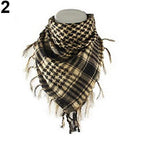 Fashion Unisex Lightweight Military Arab Tactical Desert Army Shemagh Keffiyeh Scarf Outdoor Unisex Army Military Tactical Arab Shemagh Cotton Scarves Hunting Keffiyeh Arabic Muslim Head Wrap Paintball Head Scarf Face Mesh Desert Bandanas Stevvex