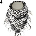 Fashion Unisex Lightweight Military Arab Tactical Desert Army Shemagh Keffiyeh Scarf Outdoor Unisex Army Military Tactical Arab Shemagh Cotton Scarves Hunting Keffiyeh Arabic Muslim Head Wrap Paintball Head Scarf Face Mesh Desert Bandanas Stevvex