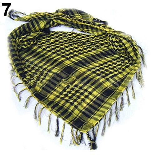 Fashion Unisex Lightweight Military Arab Tactical Desert Army Shemagh Keffiyeh Scarf Outdoor Unisex Army Military Tactical Arab Shemagh Cotton Scarves Hunting Keffiyeh Arabic Muslim Head Wrap Paintball Head Scarf Face Mesh Desert Bandanas Stevvex