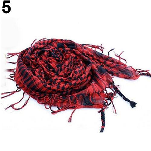 Fashion Unisex Lightweight Military Arab Tactical Desert Army Shemagh Keffiyeh Scarf Outdoor Unisex Army Military Tactical Arab Shemagh Cotton Scarves Hunting Keffiyeh Arabic Muslim Head Wrap Paintball Head Scarf Face Mesh Desert Bandanas Stevvex