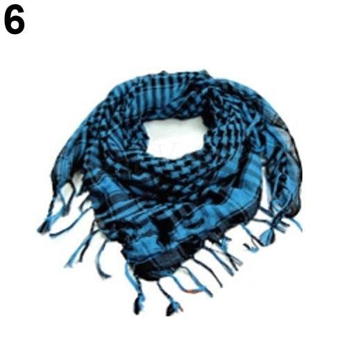 Fashion Unisex Lightweight Military Arab Tactical Desert Army Shemagh Keffiyeh Scarf Outdoor Unisex Army Military Tactical Arab Shemagh Cotton Scarves Hunting Keffiyeh Arabic Muslim Head Wrap Paintball Head Scarf Face Mesh Desert Bandanas Stevvex