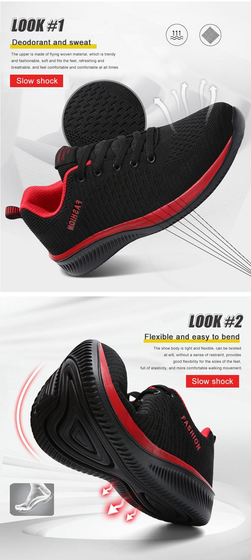Fashion Walking Mens Lightweight No-Slip Casual Sports Sneakers Fashion Men’s Sneakers Athletic Tennis Sports Cross Training Casual Walking Sneakers Stevvex
