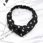 Fashion Wave Point Knot Headband Women Turban Elastic Hairband Head Wrap Hair Accessories for Girls Lady Headwear Hair Band Gorgeous Hair Accessories For Women