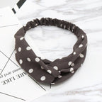Fashion Wave Point Knot Headband Women Turban Elastic Hairband Head Wrap Hair Accessories for Girls Lady Headwear Hair Band Gorgeous Hair Accessories For Women