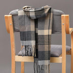 Fashion Winter Casual Classic Soft Plaid Popular Couple Lightweight Tartan Muffler Warm Scarf Cashmere Scarves Shawls Wraps Lightweight Women Warm Lattice Scarves Cashmere Hijab For Women Stevvex